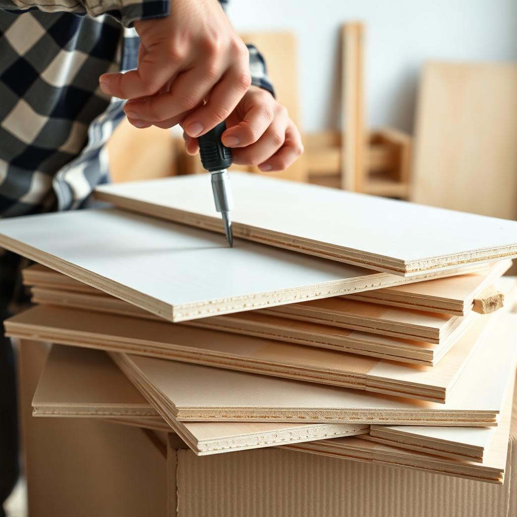 Möbelmontage mit Inbusschlüssel